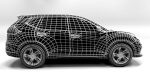 NISSAN X-TRAIL 2015 LOWPOLY
