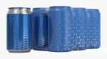 Packaging for 330ml six standard beverage soda beer cans