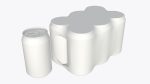 Packaging for 330ml six standard beverage soda beer cans