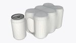 Packaging for 330ml six standard beverage soda beer cans