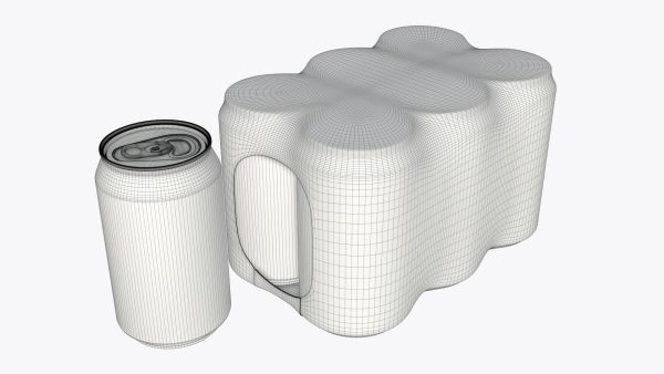 Packaging for 330ml six standard beverage soda beer cans