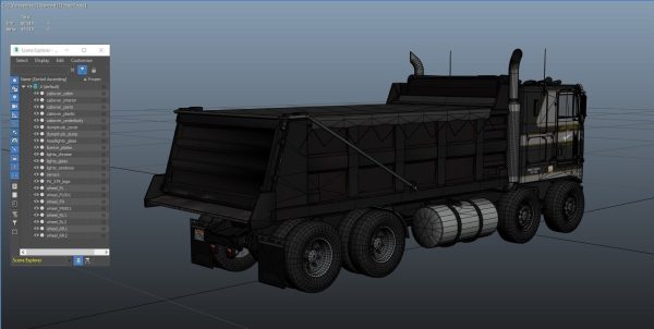 Peterbilt 362 tandem dump truck