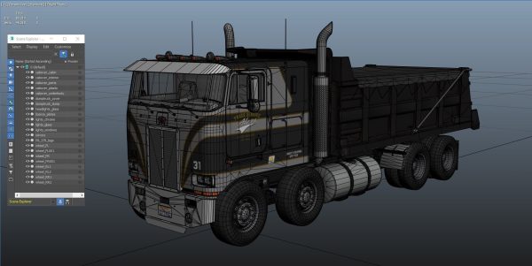 Peterbilt 362 tandem dump truck