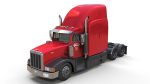 Peterbilt 377 refrigerated trailer