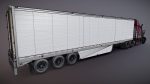 Peterbilt 377 refrigerated trailer
