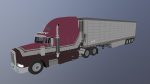Peterbilt 377 refrigerated trailer