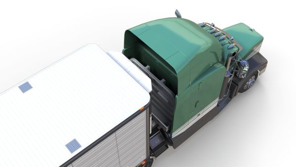 Peterbilt 377 refrigerated trailer