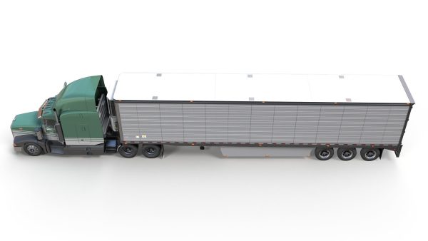 Peterbilt 377 refrigerated trailer