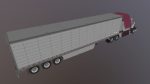 Peterbilt 377 refrigerated trailer