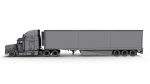 Peterbilt 377 refrigerated trailer