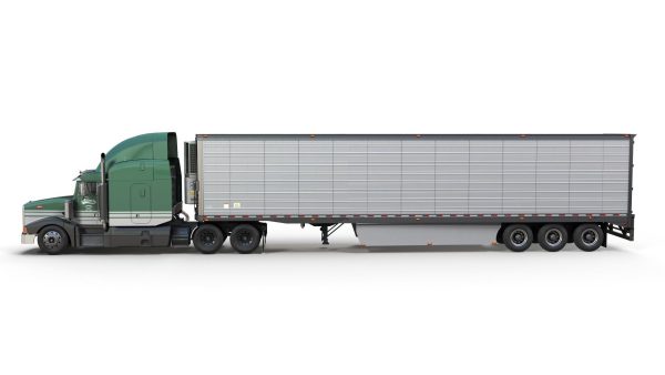 Peterbilt 377 refrigerated trailer
