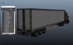 Peterbilt 377 refrigerated trailer