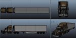 Peterbilt 377 refrigerated trailer