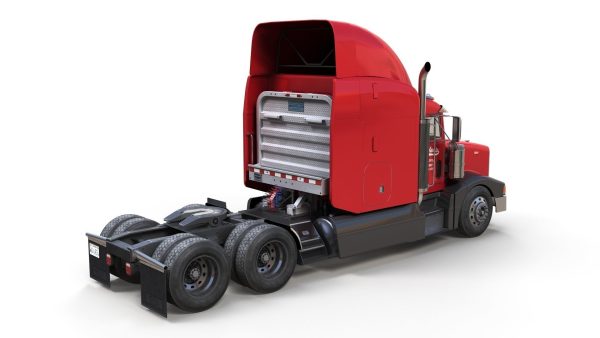 Peterbilt 377 refrigerated trailer