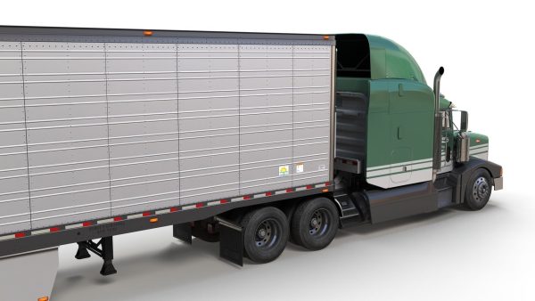 Peterbilt 377 refrigerated trailer