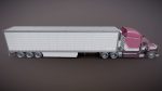 Peterbilt 377 refrigerated trailer