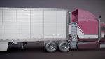Peterbilt 377 refrigerated trailer