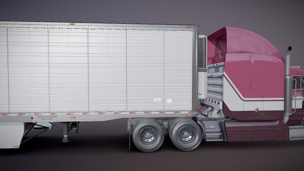 Peterbilt 377 refrigerated trailer