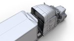 Peterbilt 377 refrigerated trailer