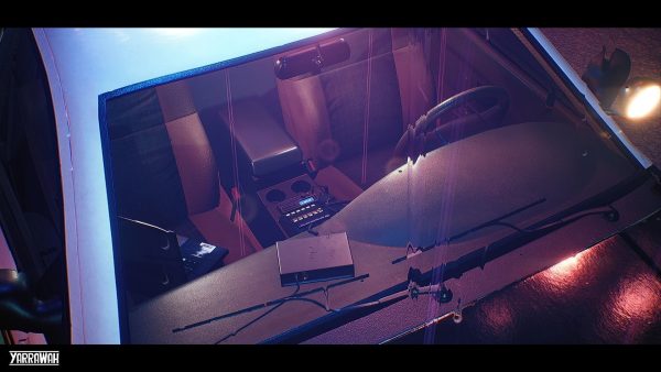 Police Car - Drivable UE4 UE5