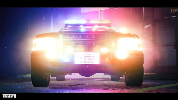 Police Car - Drivable UE4 UE5