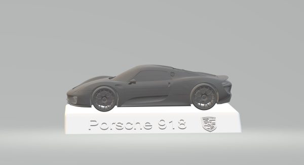 PORSCHE 918 CAR 3D PRINTING STL FILE