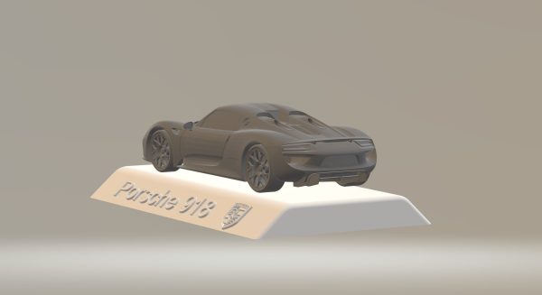 PORSCHE 918 CAR 3D PRINTING STL FILE