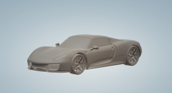 PORSCHE 918 CAR 3D PRINTING STL FILE