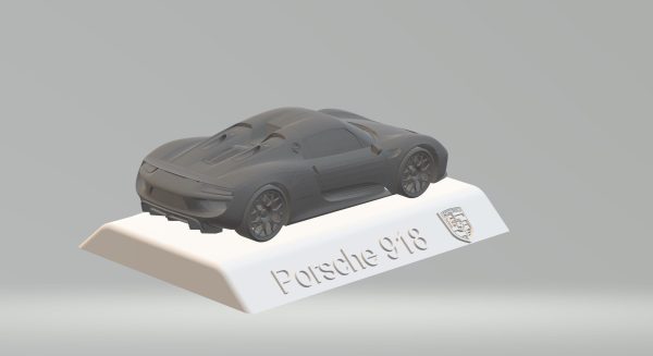 PORSCHE 918 CAR 3D PRINTING STL FILE