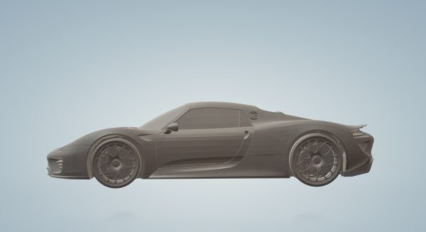 PORSCHE 918 CAR 3D PRINTING STL FILE