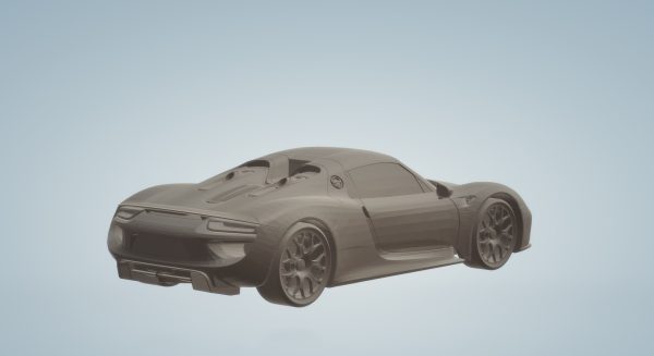 PORSCHE 918 CAR 3D PRINTING STL FILE