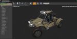 Sand Buggy vehicle for games