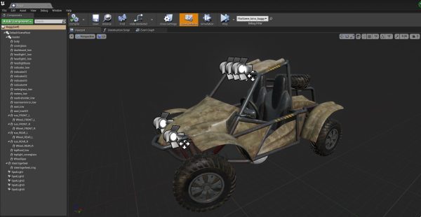 Sand Buggy vehicle for games