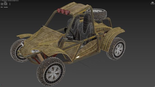Sand Buggy vehicle for games