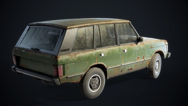set of rangerover  car  with interior  in 9 color variants az9