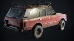 set of rangerover  car  with interior  in 9 color variants az9