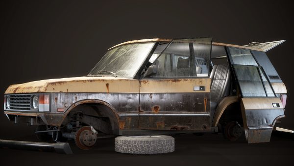 set of rangerover  car  with interior  in 9 color variants az9