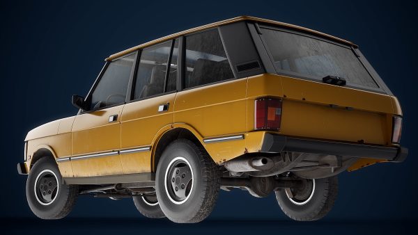 set of rangerover  car  with interior  in 9 color variants az9