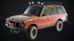 set of rangerover  car  with interior  in 9 color variants az9
