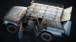 set of rangerover  car  with interior  in 9 color variants az9