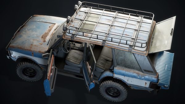 set of rangerover  car  with interior  in 9 color variants az9