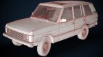 set of rangerover  car  with interior  in 9 color variants az9