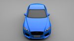 Sports Sedan Game-Ready Model Low-poly 3D model