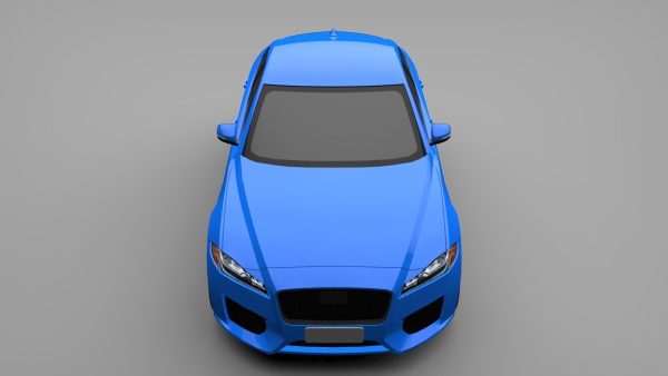 Sports Sedan Game-Ready Model Low-poly 3D model