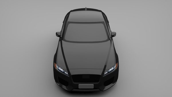 Sports Sedan Game-Ready Model Low-poly 3D model