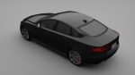 Sports Sedan Game-Ready Model Low-poly 3D model