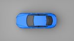 Sports Sedan Game-Ready Model Low-poly 3D model