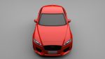 Sports Sedan Game-Ready Model Low-poly 3D model