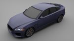 Sports Sedan Game-Ready Model Low-poly 3D model
