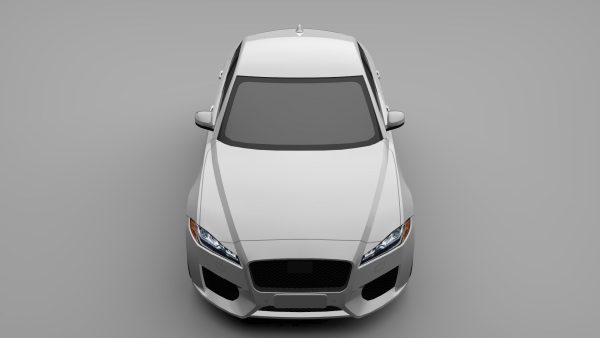 Sports Sedan Game-Ready Model Low-poly 3D model